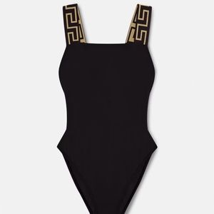 COPY - GRECA BORDER ONE-PIECE SWIMSUIT